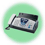 Fax Brother T-106 Auricularcontestadoraltavoz Termico Papel Normal