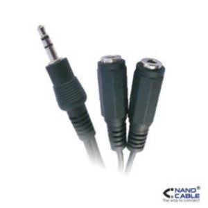 Cable Audio Jack 35 Estereo 2xhjack 35 Estereo M 015cts Nanocable 10241200