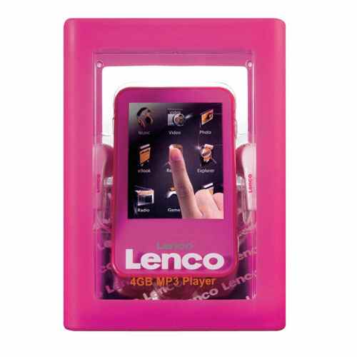 Reproductor Lenco Mp4 Xemio 858 4gb Rosa