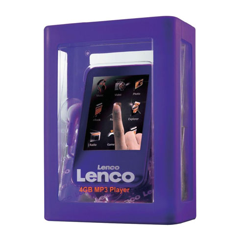 Reproductor Lenco Mp4 Xemio 858 4gb Purplemorado