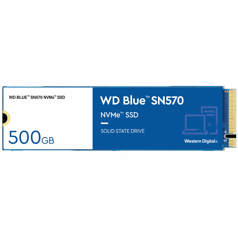Sandisk Blue Sn570 Nvme Ssd 500gb