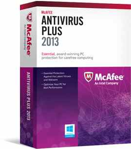 Mcafee Antivirus Plus 2013  3u  Esp