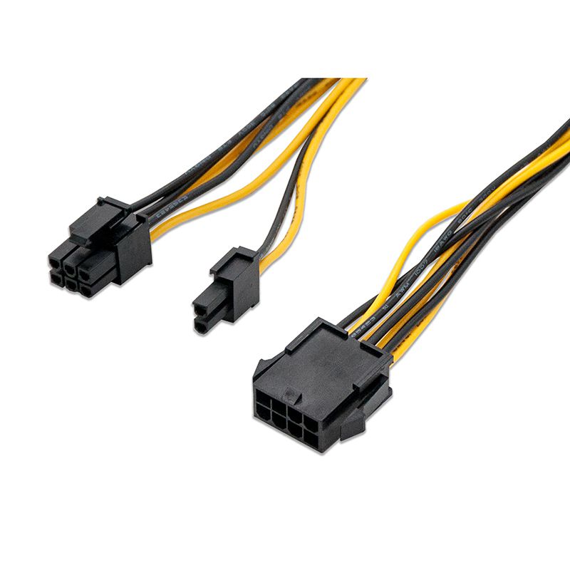 Nanocable Cable Tarjeta Grafica PCI e Molex 8 pines 