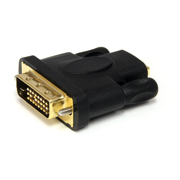 StarTechcom Adaptador HDMI a DVI  DVI D Macho  HDMI Hembra  Conversor  Negro