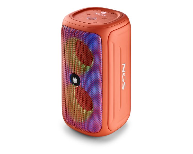 Altavoz Bluetooth Roller Beast Rgb Coral Ngs