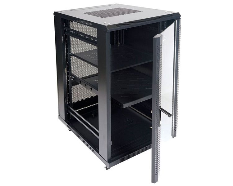 Armario De Suelo Rack 19 22u 600x800 Puerta Cristal