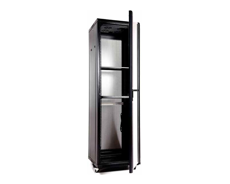 Armario De Suelo Rack 19 42u 600x1000 Puerta De Cristal