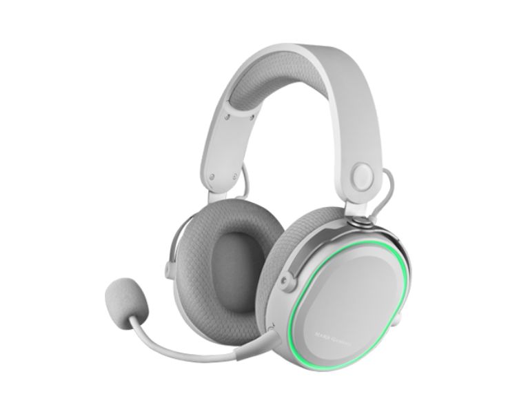 Auricular Inalambrico Mhw Blanco Mars Gaming