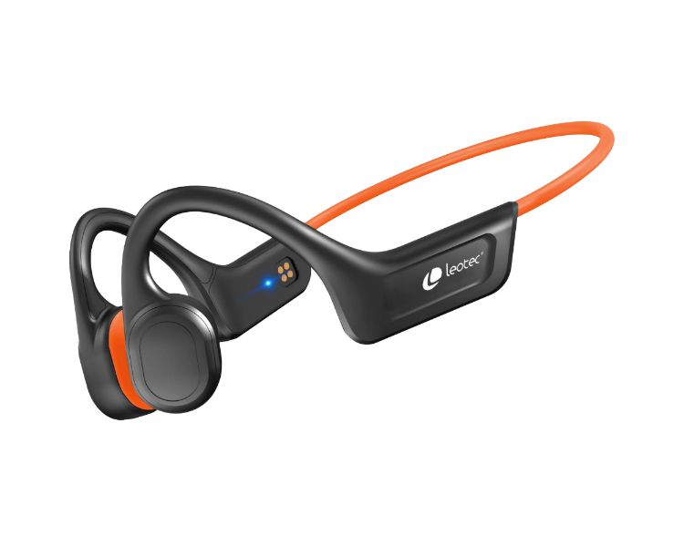 Auriculares Conduccion Osea Run Pro Negronaranja Leotec