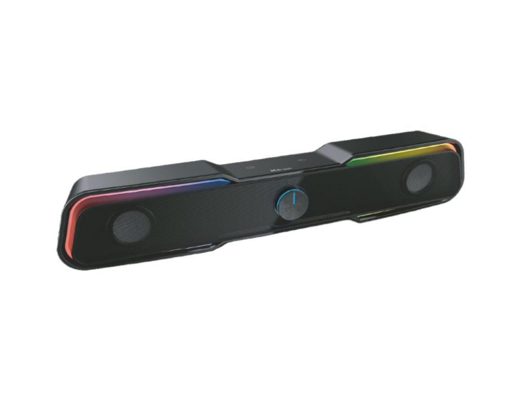 Barra De Sonido Nessye Rgb Bluetooth Usb Negro Droxio