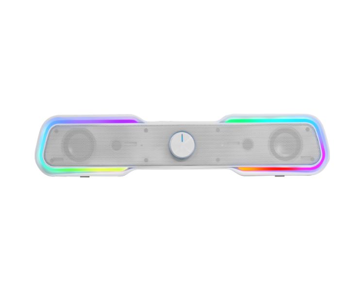 Barra De Sonido Rgb Msbx Rgb Blanco Mars Gaming