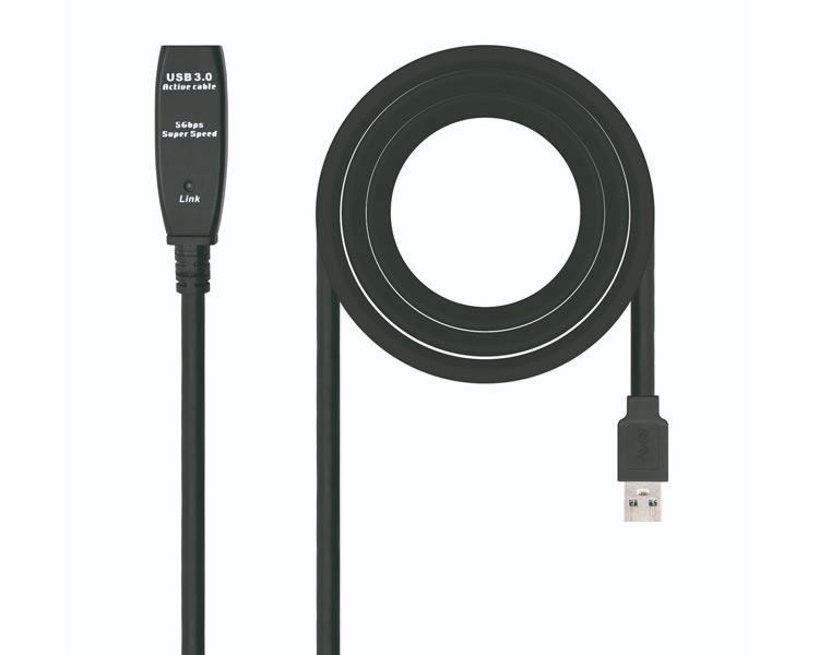 Cable De Extension Usb Tipo Am Ah 5m