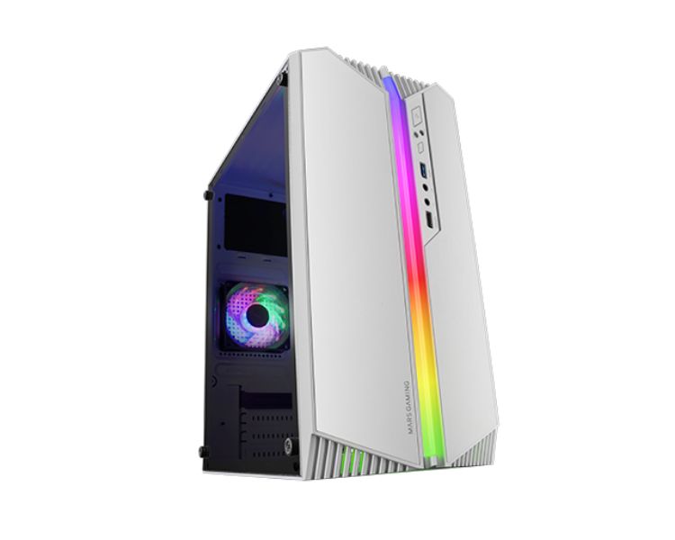 Caja Microatx Mc S1 Blanco Mars Gaming