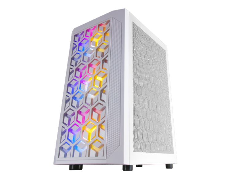 Caja Microatx Mcmesh Blanco Mars Gaming