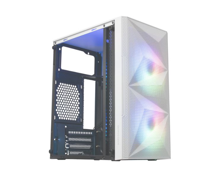 Caja Minitorre Microatx Mcme Blanco Mars Gaming