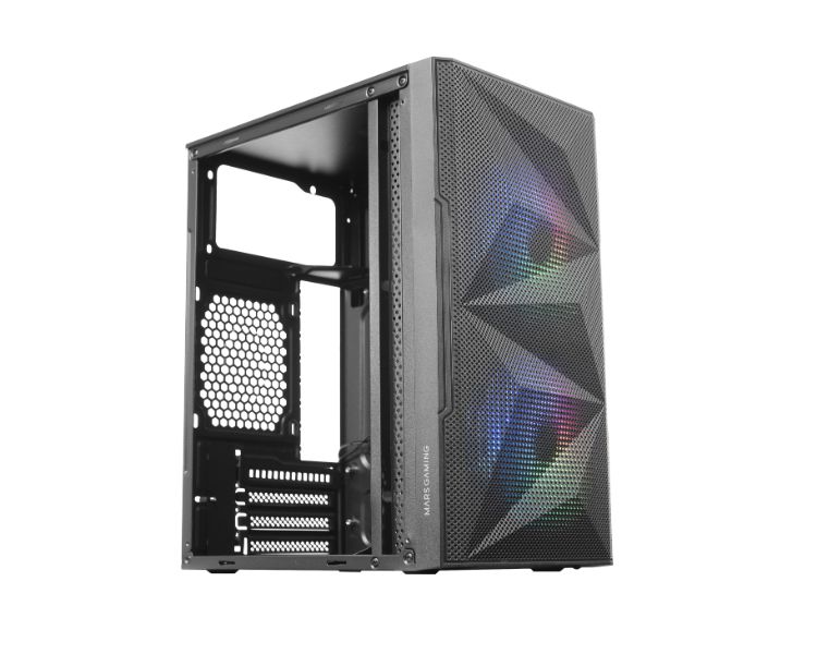 Caja Minitorre Microatx Mcme Negro Mars Gaming