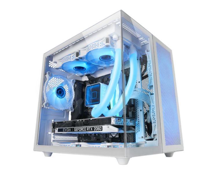 Caja Minitorre Microatx Mcnovam Blanco Mars Gaming