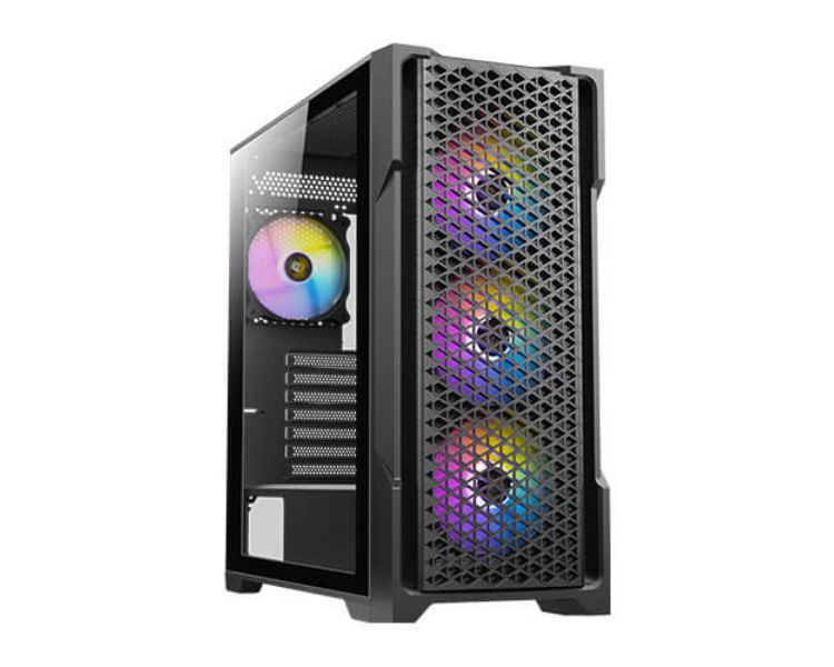 Caja Semitorre Atx Ax90 Rgb Negro Antec