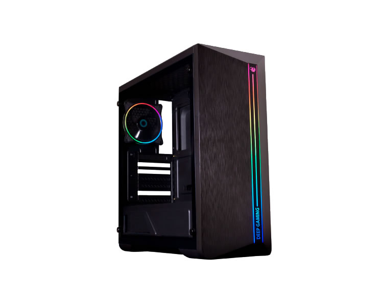 Caja Semitorre Atx Deepgaming Dgc 200 Rgb Negro Sf Coolbox