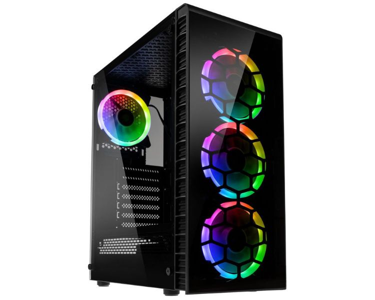 Caja Semitorre Atx Observatory Lite A Rgb Negro Kolink