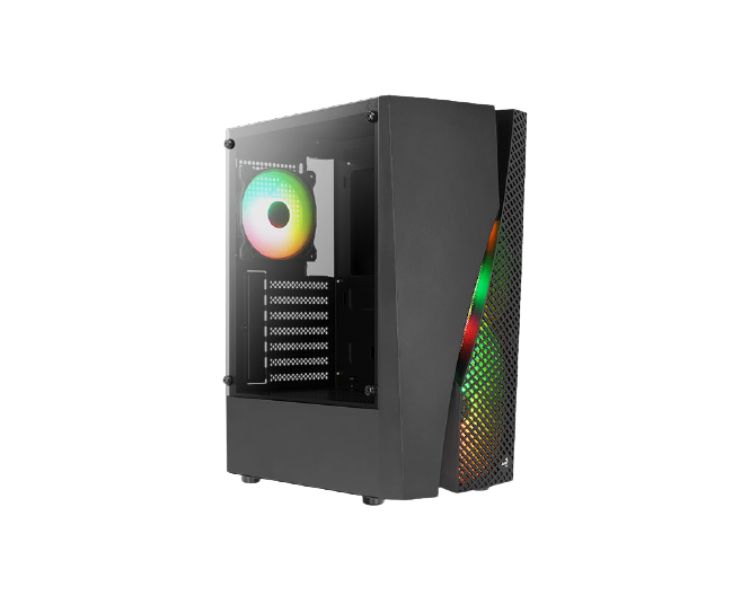 Caja Semitorre Atx Wave V3 Rgb Negro Aerocool