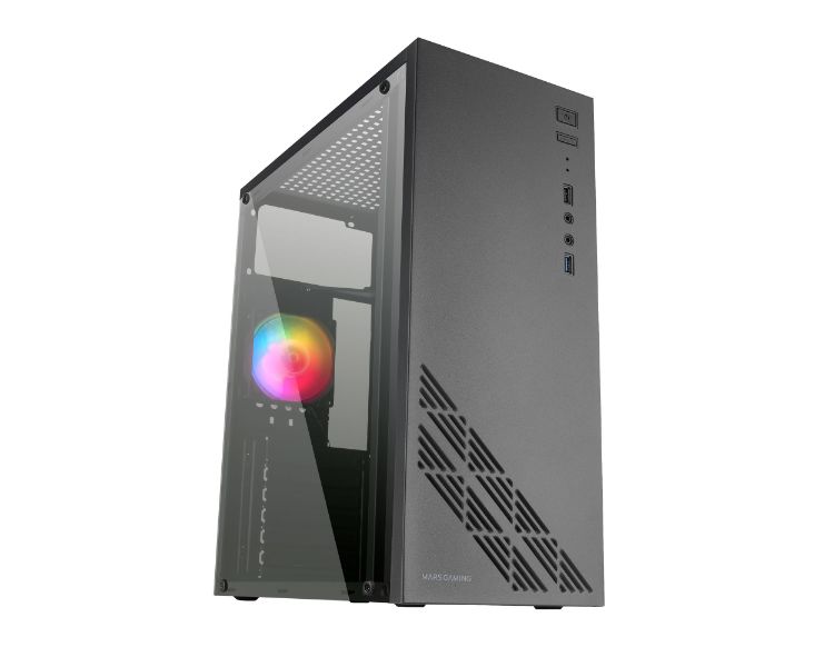 Caja Semitorre Mc100 Negro Atx Mars Gaming