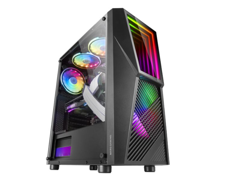 Caja Semitorre Mc777 Negro Atx Mars Gaming