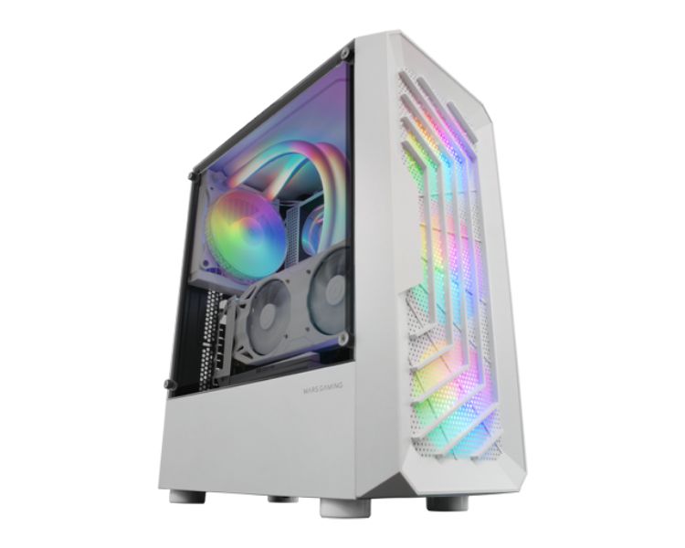 Caja Semitorre Mctor Blanco Atx Mars Gaming