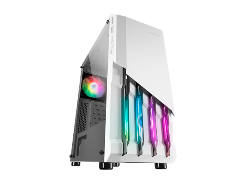 Caja Semitorre Mcx2 Frgb Blanco Atx Mars Gaming