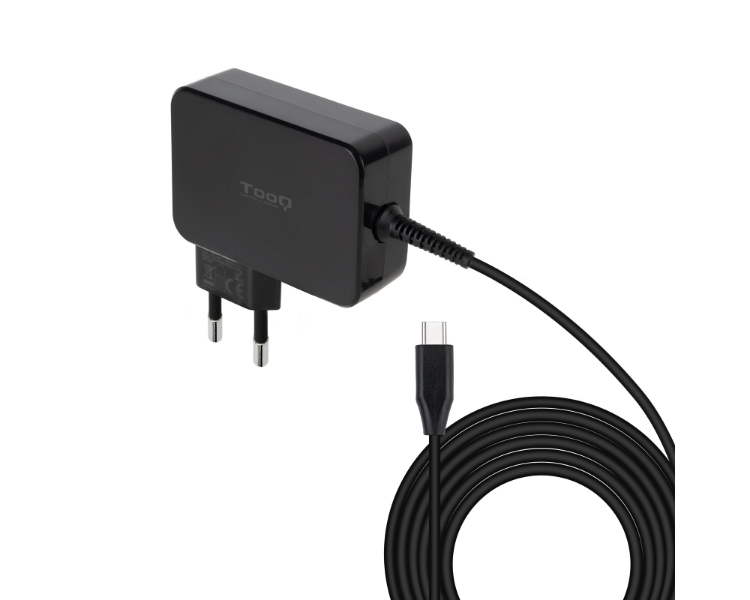 Cargador Automatico Portatil Gan Usb C Pd 30 90w Negro Tooq