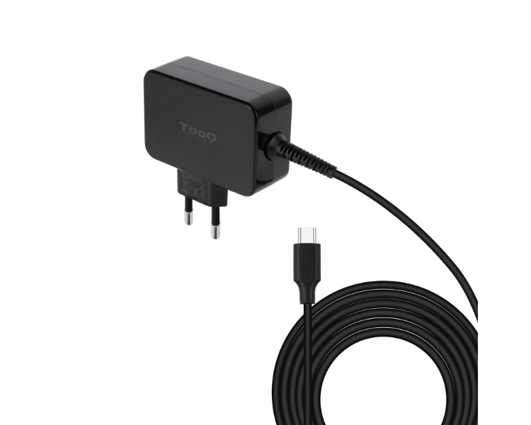 Cargador Automatico Portatil Gan Usb C Pd 65w Negro Tooq