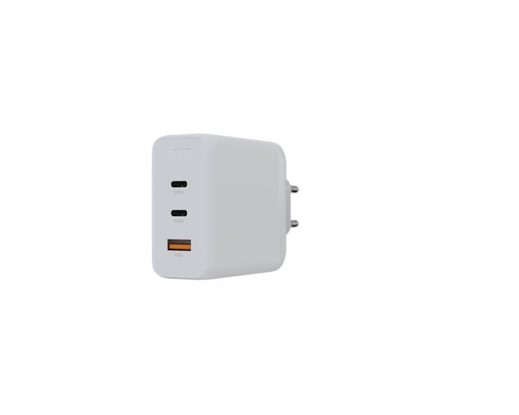 Cargador Usb De Viajeparojo 100w Gan2 Ultra Wall 2x Type Cusb 30 Blanco Xtorm