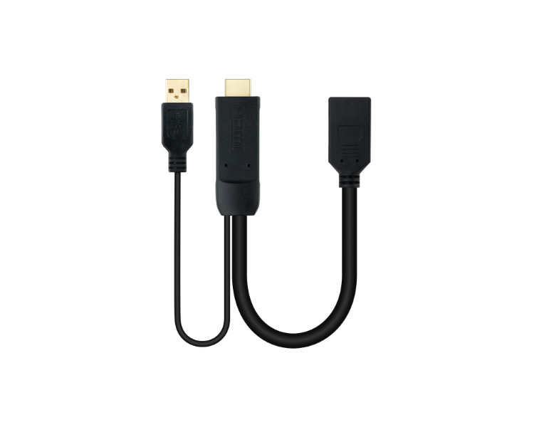 Conversor Displayport V12 A Hdmi 20 20 Cm Negro Nanocable