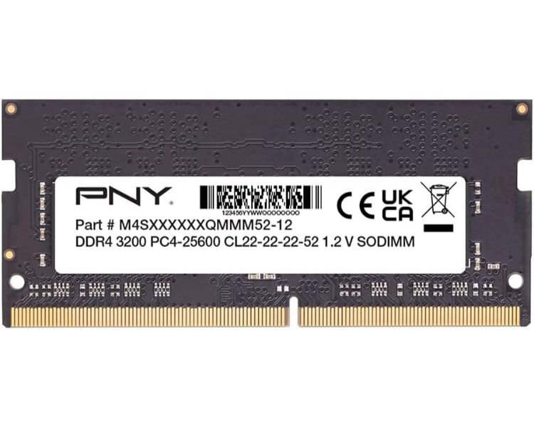 Ddr4 8 Gb 2666 Mhz Sodimm Bulk Pny