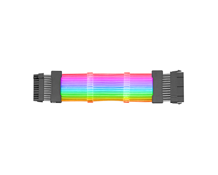 Extensor De Cable Argb 24pin Fibra Optica Awg18 Mars Gaming