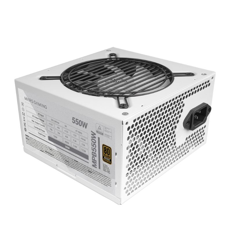 Fuente Alim 550w 80 Blanco Mars Gaming