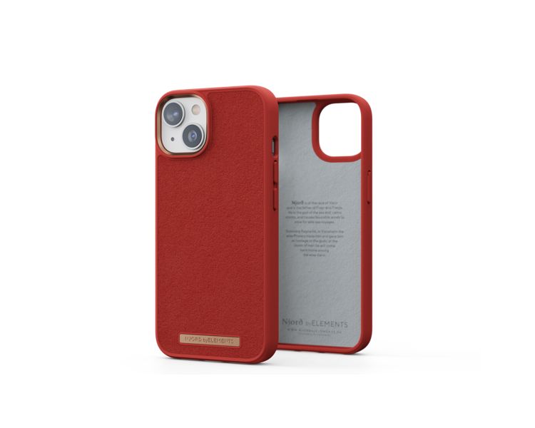 Funda Iphone 121314 Suede Comfort Naranja Quemado Njord