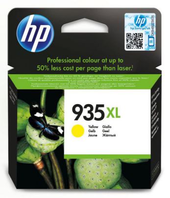 HP Cartucho de tinta original 935XL de alta capacidad amarillo