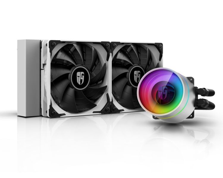 Liquid Cooling System A Rgb Castle 240ex Blanco Deepcool Gamer Storm