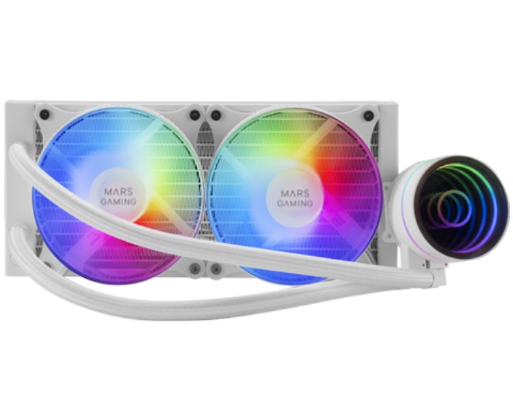 Liquid Cooling System Frgb Ml One 240 Blanco Mars Gaming