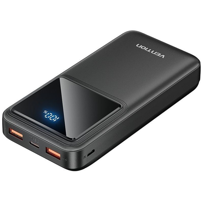 Power Bank 20000mah 225w Negro Vention