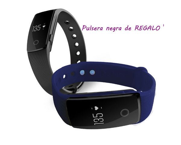 Pulsera Fitness Touch Pulse Blue Pulsera Negro Leotec