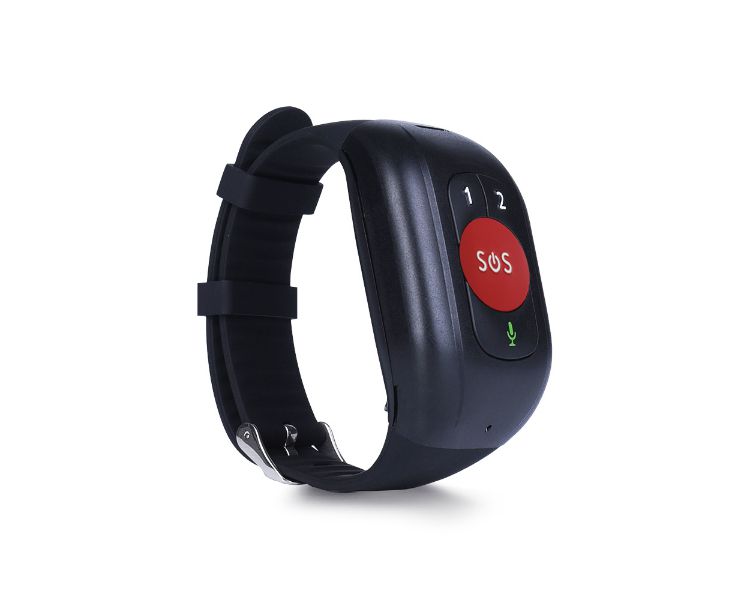 Pulsera Para Ancianos Con Sos 4g Gps Rojo Leotec