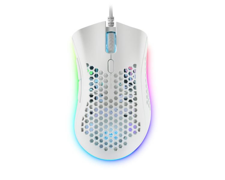 Raton Optico Mmex Rgb Blanco Mars Gaming