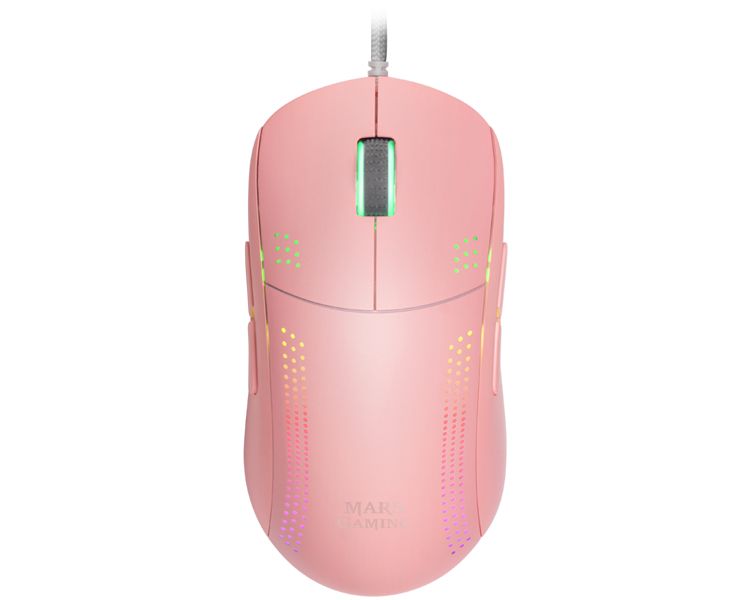 Raton Optico Mmpro Rgb Rosa Mars Gaming