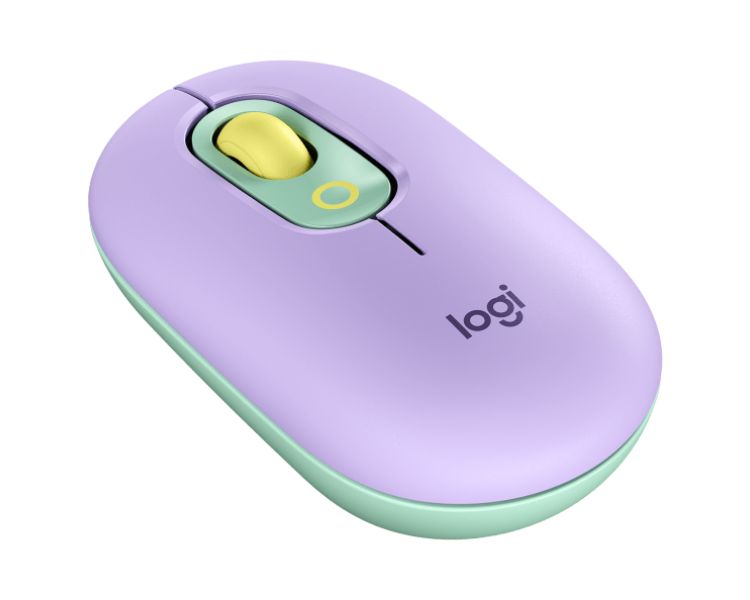 Raton Optico Wireless Pop Con Emoji Menta Daydream Logitech