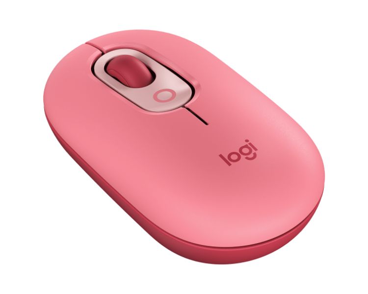 Raton Optico Wireless Pop Con Emoji Rosa Heartbreaker Logitech