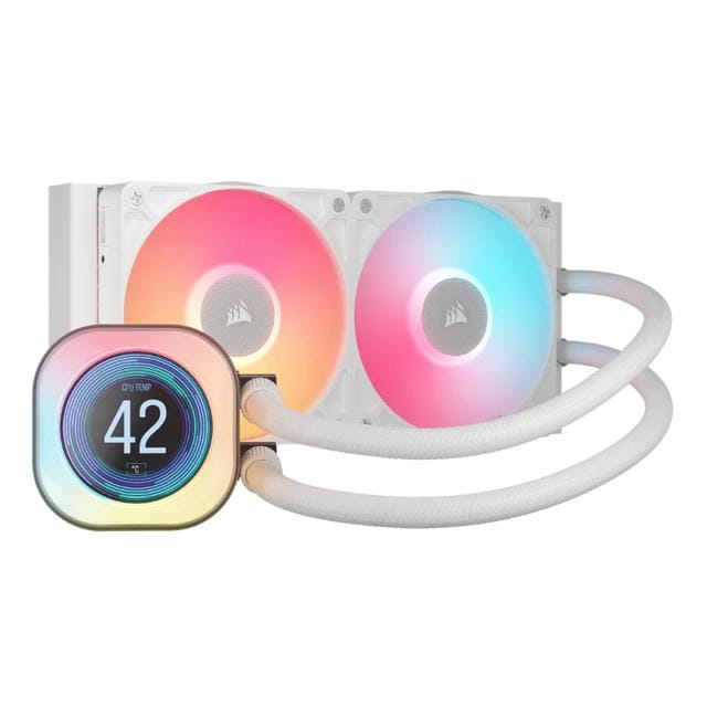 Refrigeracion Liquida Icue Link Titan 240 Rx Lcd Aio Blanco Corsair