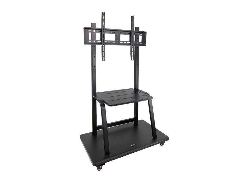 Soporte Suelo Coloso Con Ruedas 37 100 Negro Tooq