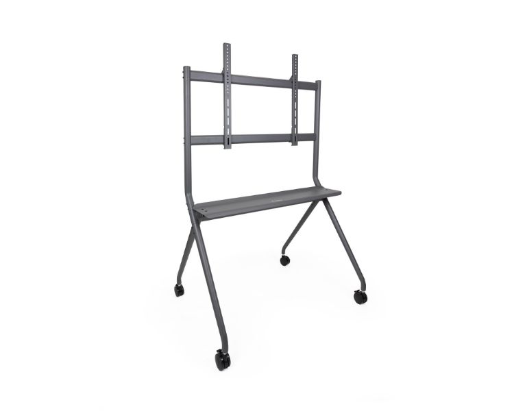 Soporte Suelo Istand Con Ruedas 50 86 Negro Tooq